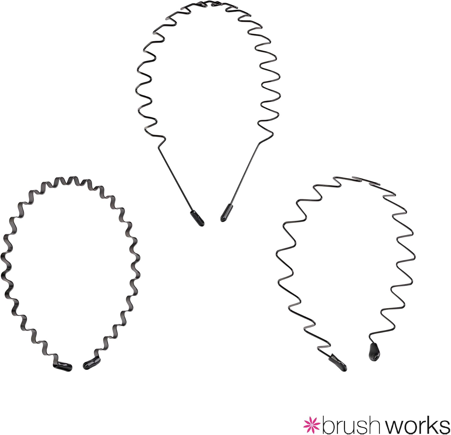 Brushworks Flexi Zig Zag Headbands - 3 Pack image number 3