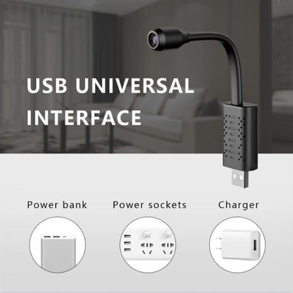 U21 Spy Camera, Mini Hidden Security Cam, Wireless HD Small Surveillance Cameras, Motion Detection Alerts Surveillance Cameras for Indoor/Home image number 6