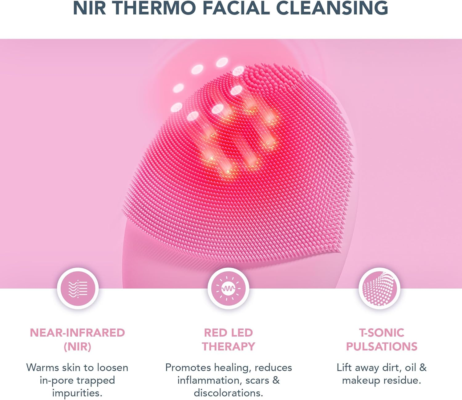 FOREO Fresh & Lifted Bundle - LUNA 4 plus Normal Facial Cleansing Brush + SUPERCHARGED SERUM 2.0, 30Ml - near Infrared Light Therapy - Face Cleansing Massage Brush - Microcurrent Facial Device image number 6