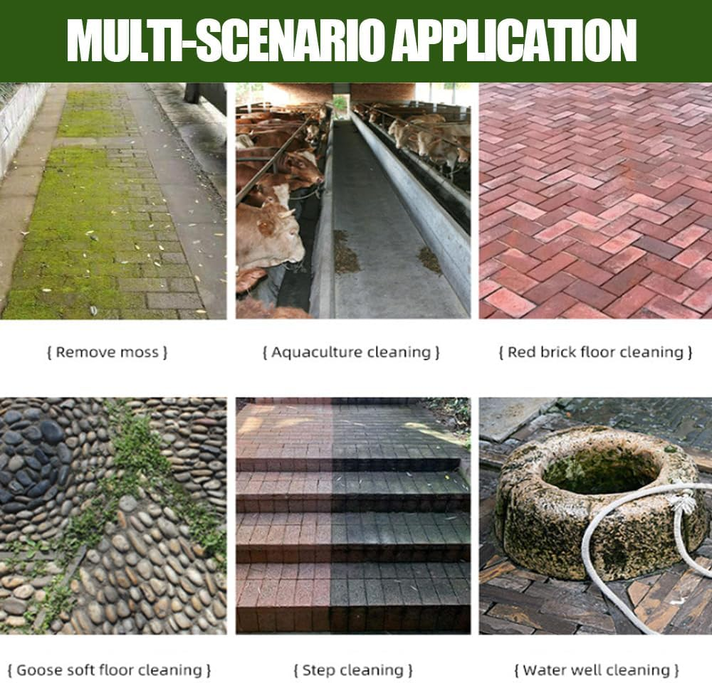 GUDAJIN Manual Crack Weeding Tool, Moss Weeder, Crack Weeder with Adjustable Stainless Steel Long Handle, Pulling Tool Brush for Deck, Patio, Sidewalk, Driveway Wall Cracks, Etc. image number 4