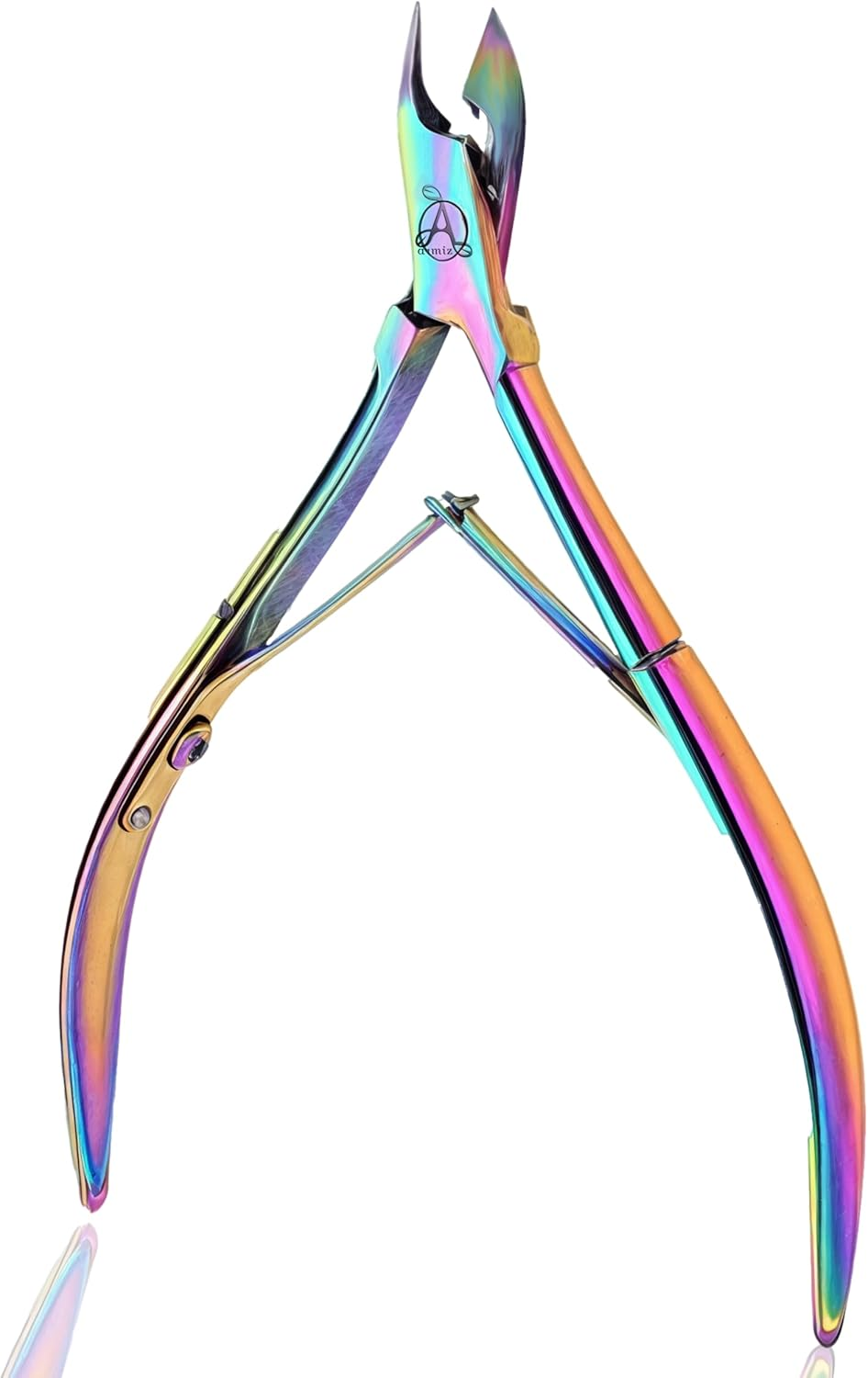 ARMIZ Multi-Color Cuticle Nipper Stainless Steel Professional Cuticle Cutter for Manicure and Pedicure - Cuticle Remover Tool with Sharp Blade to Trim Tough Dead Skin, and Hangnails image number 5