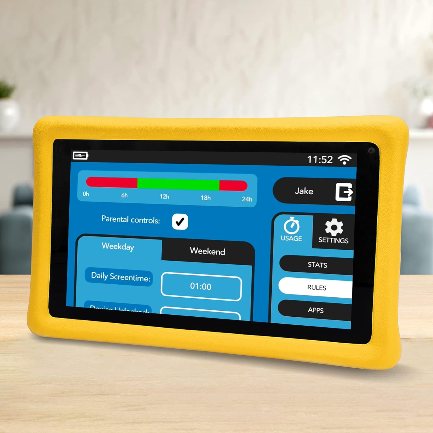 Pebble Gear Disney Pixar Toy Story 4 7 Inch Kids Tablet, Packed with Disney Content, Kid-Proof Case, Parental Controls, 500+ Games & Educational Apps, Quad Core, 16GB, Wifi image number 2