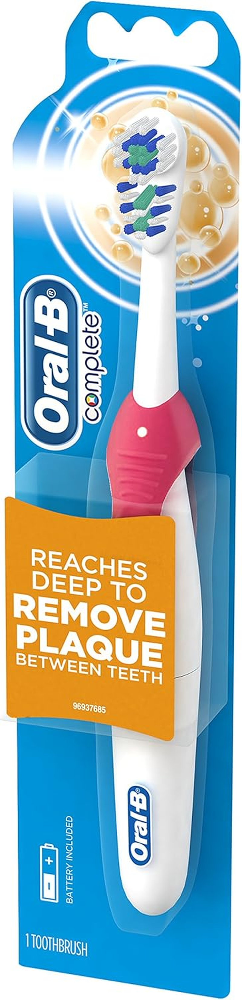 Oral-B Complete Action Deep Clean Power Toothbrush, 1 Count (Colors May Vary) image number 2