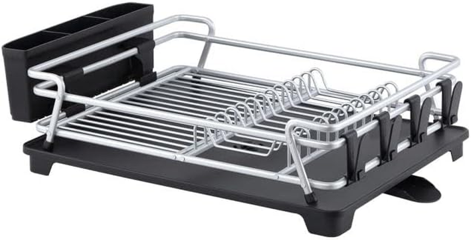 D.Line "Pinnacle" Aluminium Dish Rack Drying Drainer Board Tray Organiser image number 1
