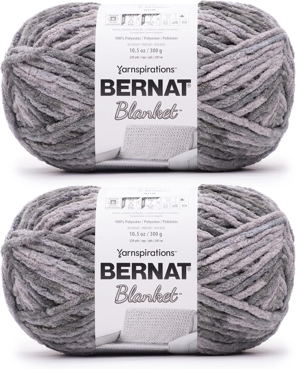 Bernat Blanket Fall Leaves Yarn - 3 Pack of 150G/5.3Oz - Polyester - 6 Super Bulky - 108 Yards - Knitting/Crochet