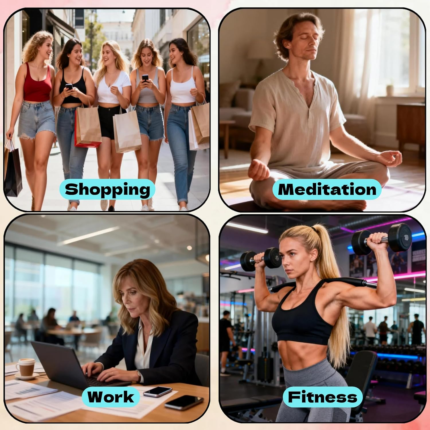 Kalione 4 PCS Black Hair Clips - Snap Hair Clips and Black Barrettes for Women, Minimalist Metal Stylish Hairs Accessories for Everyday Use and Special Occasions for Women and Teens image number 4