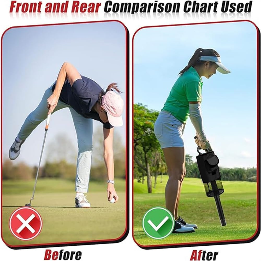 Golf Ball Shag Bag 60-70 Balls Practice Pick up Holder Receiver Tube Collector image number 2