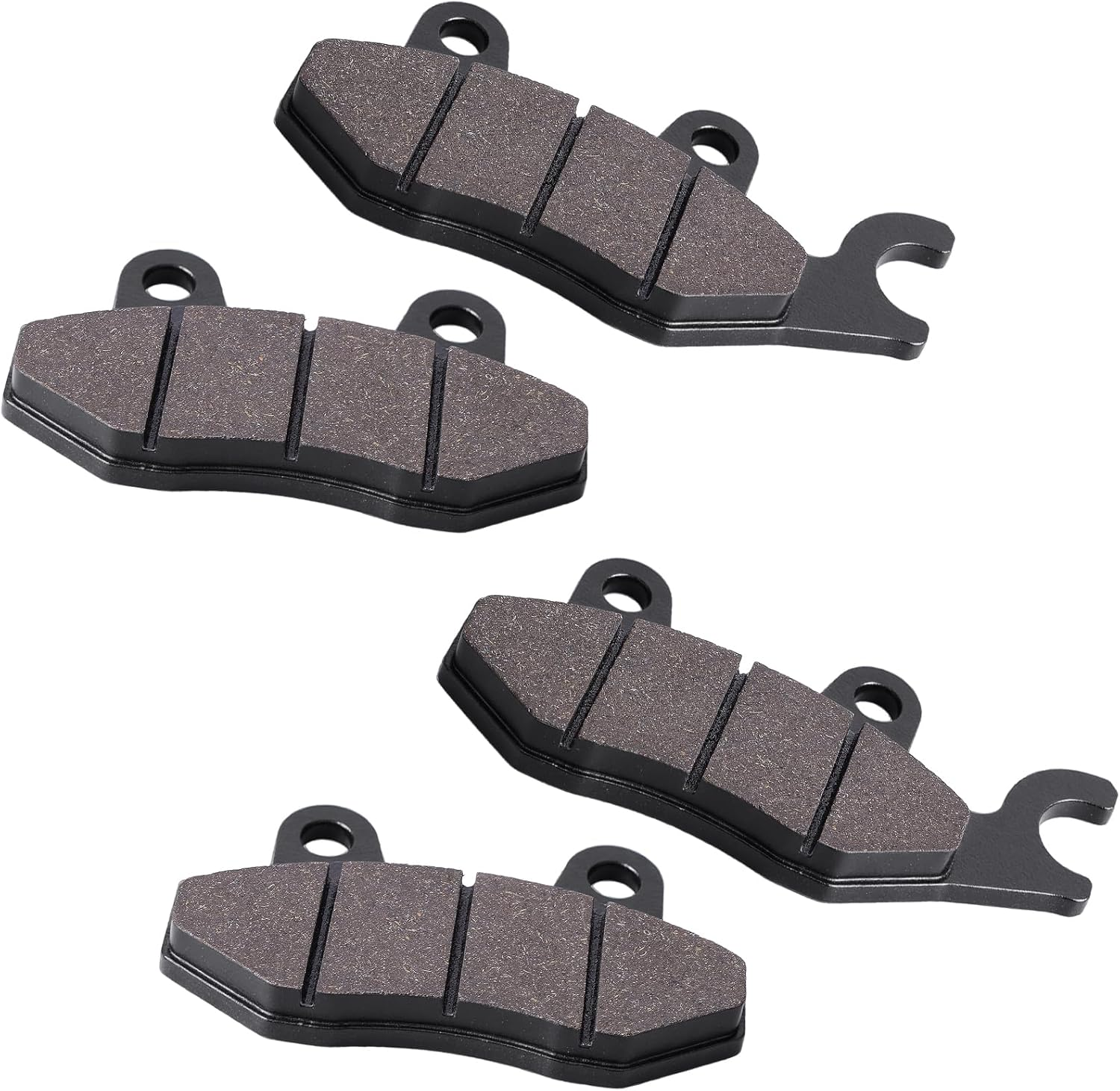 Brake Pads Front and Rear for Kawasaki EX250 Ninja 250R 2008-2012 EX300 Ninja 300 2013-2016 KVF750 Brute Force 650 KL650 KLR650 2008-2016 image number 4