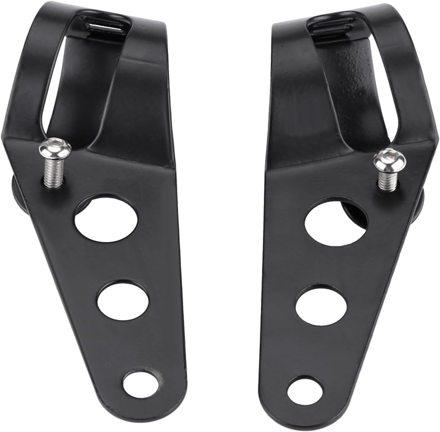 Lighthouse Assembly Bracket to Grab Cafe Racer, Easy Installation, 33-43 Mm Size of the Fork Tube (Black) - Electroplated image number 4