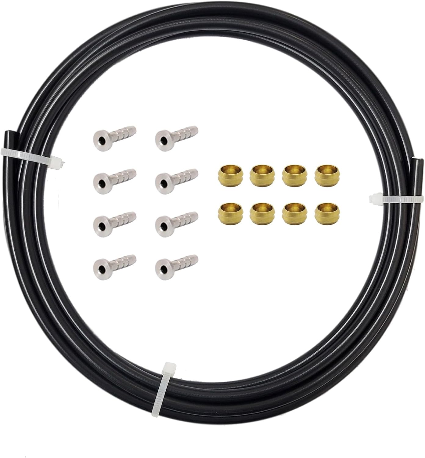 Hydraulic Disc Brake Hose Repair Kit 3 Meters Hose Olive Inset Compatible with BH90 MTB Bike Brake image number 4