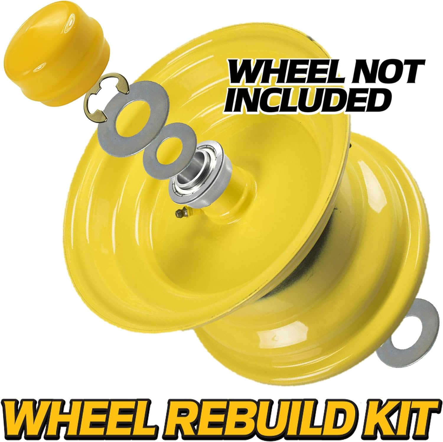 HD Switch GY22251 GY22252 Front Axle Steering Spindle, Wheel Bearing Kit for John Deere D100 D105 D110 D120 D125 D130 D140 D150 D155 D160 D170 X105 X115R X125 X135R X140 X145 X155R X165 107H 107S 92H image number 5