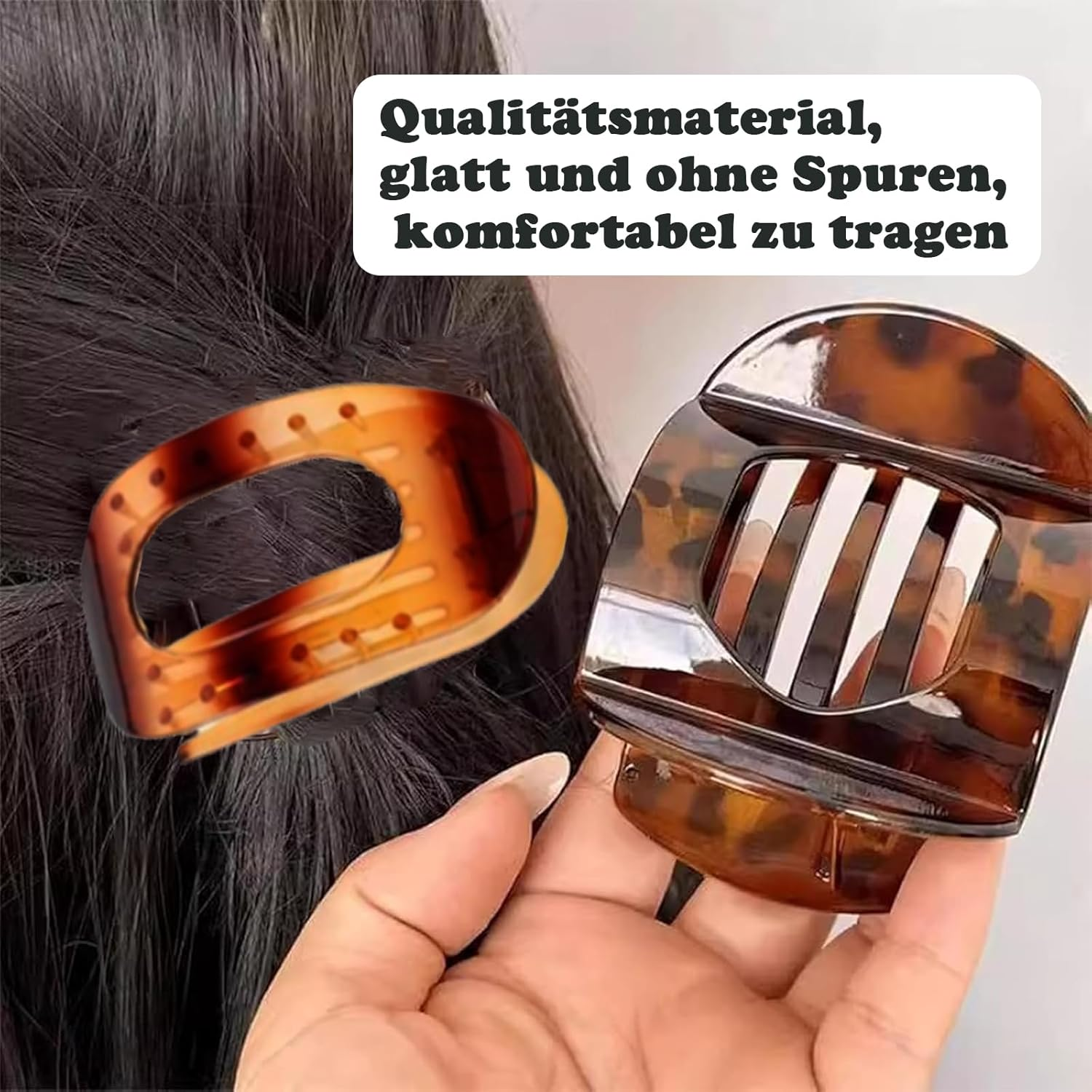 Set of 6 Flat Hair Clips, Flat Hair Clips, Flat Hair Clips, Flat Hair Clips, Women'S Elegant Hair Clips for Everyday, Party and Styling, Gift for Women (6 Colours) image number 3