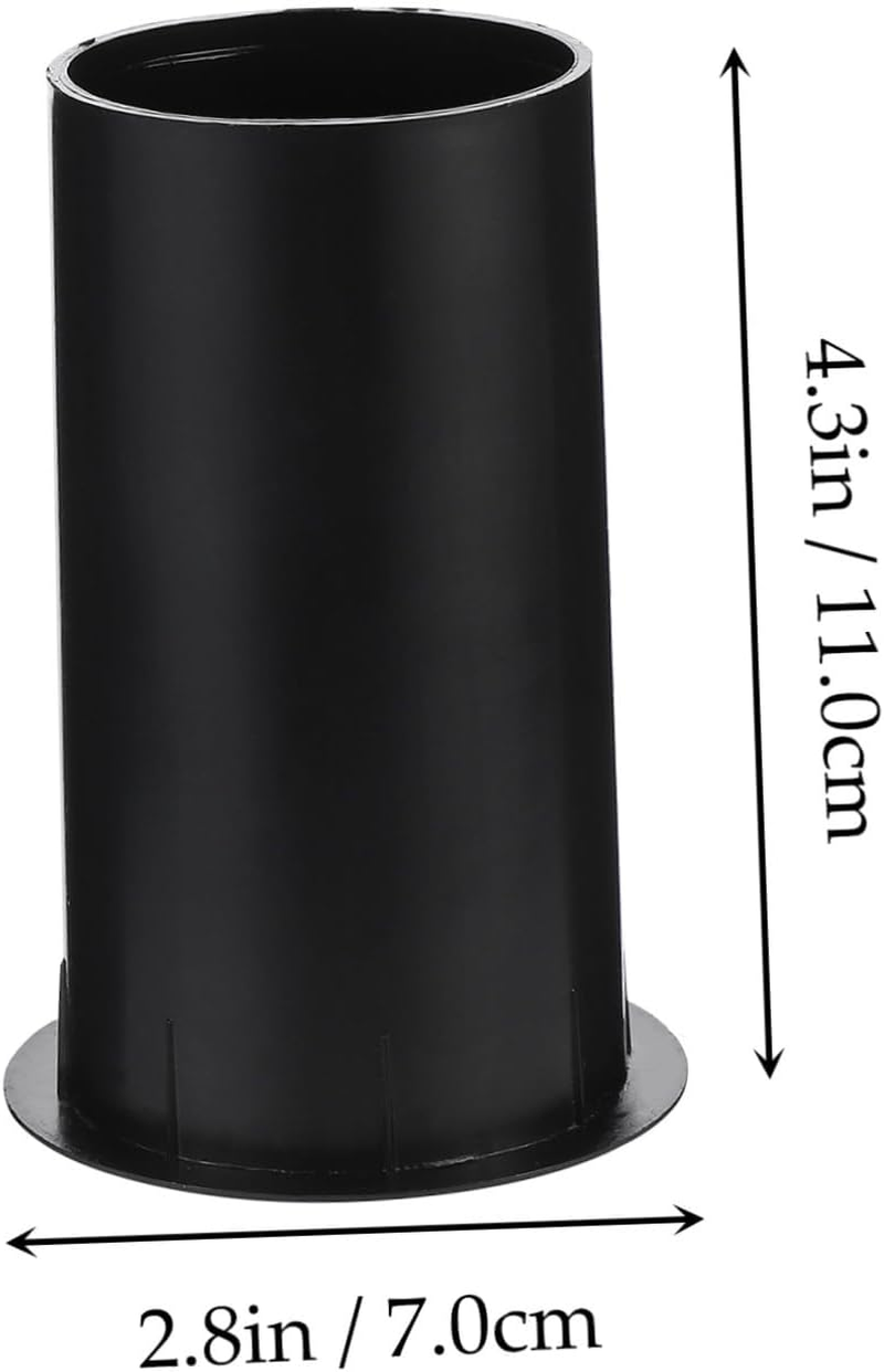 KOCKSHION 5 PCS Black Plastic Bass Reflex Tubes Speaker Port Replacement Accessories for Loudspeaker Bass Enhancement Stain-Resistant Air Outlet Pipes image number 2