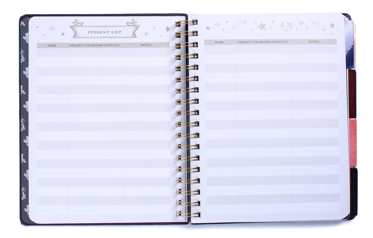 Harry Potter: Hogwarts Teacher'S 12-Month Undated Planner: (Harry Potter School Planner School, Harry Potter Gift, Harry Potter Stationery, Undated Planner, Teacher Planner) image number 1