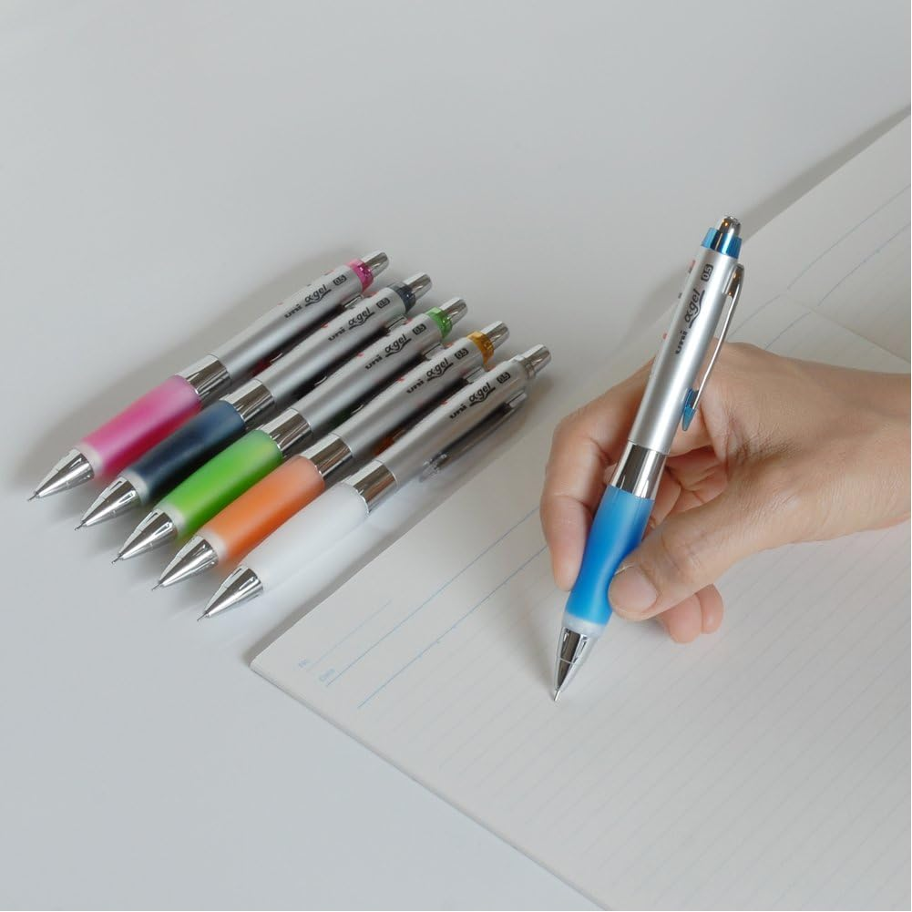 Uni Pilot Alpha-Gel Shaker Mechanical Pencil 0.5Mm Soft Grip, White (M5617GG1P.1) image number 4