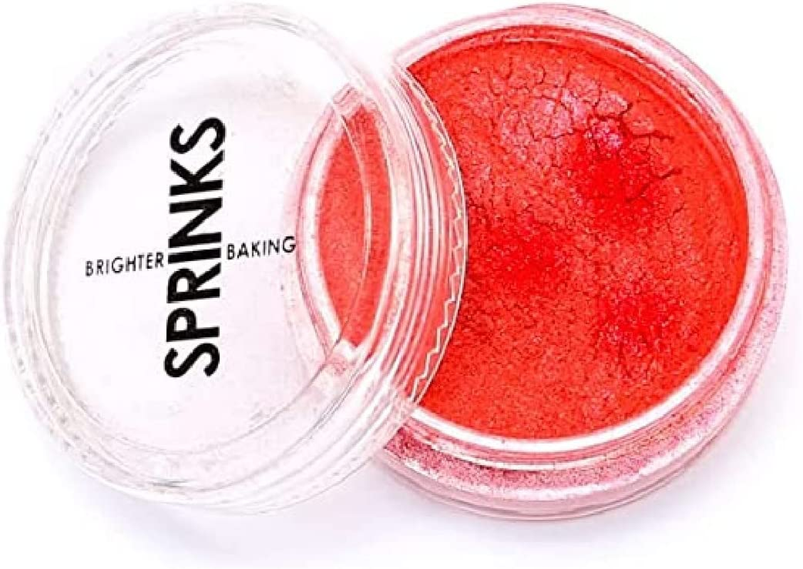 Sprinks Edible Lustre Dust Powder - 10Ml Edible Glitter | Food Colour Dust | Cake Decorating Powder | Edible Shimmer for Cakes | Lustre Dust for Fondant | Metallic Food Glitter | Bright Gold image number 4