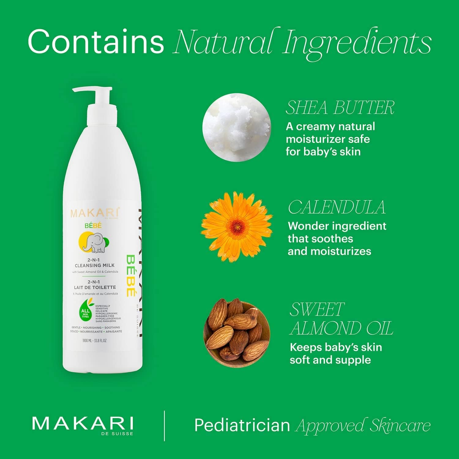 Makari Bebe Cleansing Milk 33.80