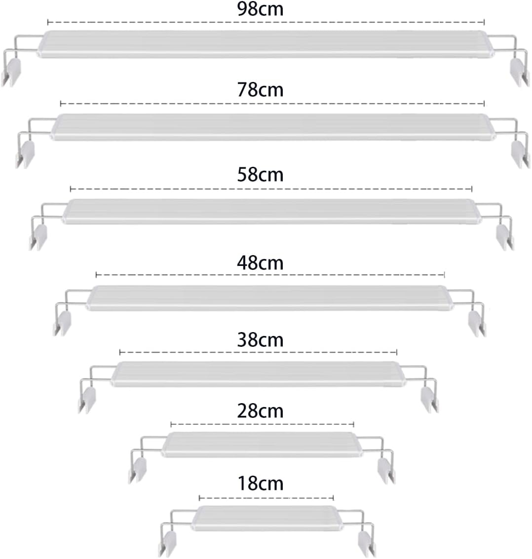 AIMALL LED Aquarium Light with Colour Changing Modes - Energy Efficient Lamp with Adjustable Bracket for Fish Tank, Multiple Colour Modes, 18Cm image number 4