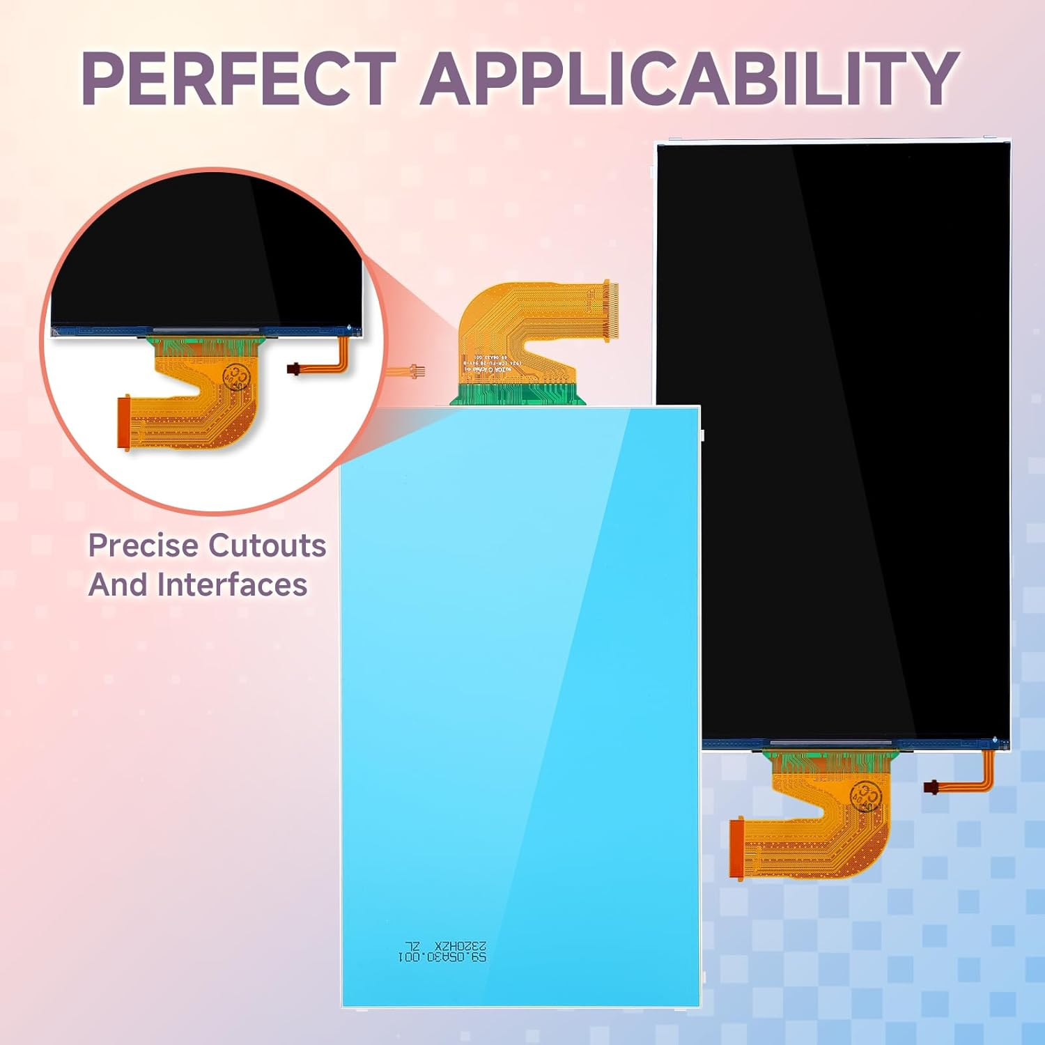 Gugxiom LCD Screen and Digitizer Touch Screen Replacement Parts ONLY for HAC-001, Screen Replacement for HAC-001, Gugxiom51Xy7Tn360 image number 1