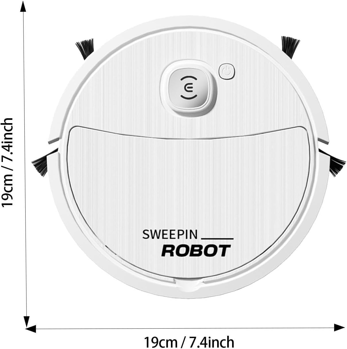 Cleaning Robot | Automatic Floor Cleaning Robot Vacuum with Low Noise | Tile Marble Hard Floor Cleaner for Bedroom, Dining Room, Living Room, Balcony, Kitchen Borato image number 6