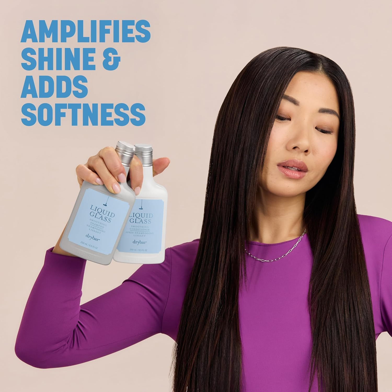 Drybar Liquid Glass Smoothing Shampoo, Blanc Scent, 8.5 Fl. Oz. image number 2