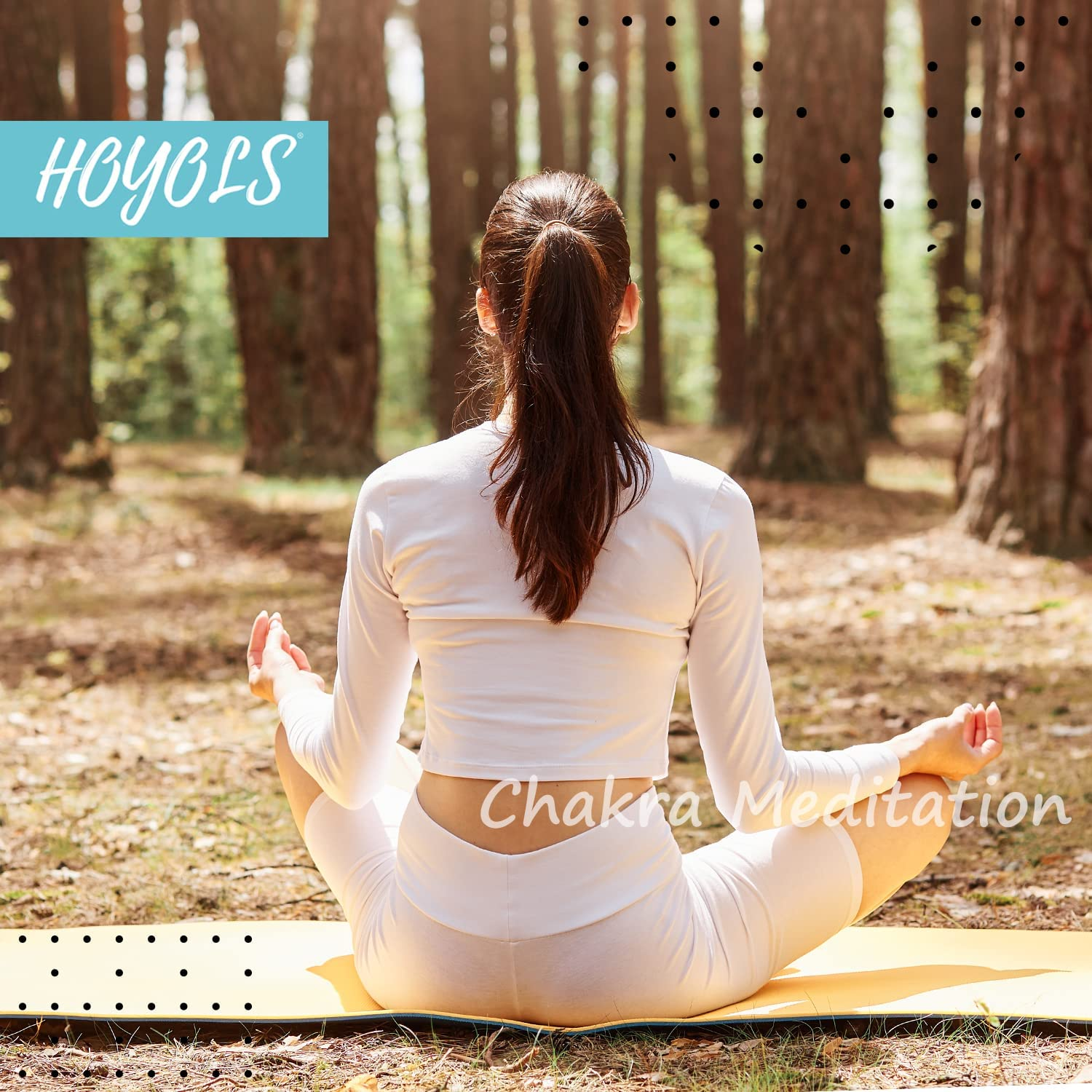 HOYOLS Hair Elastics Bands, No Metal Chakra Color Hair Ties Colored Ponytail Holder No Snag for Girls Women 2Mm - 7 Hues 84 Count image number 2