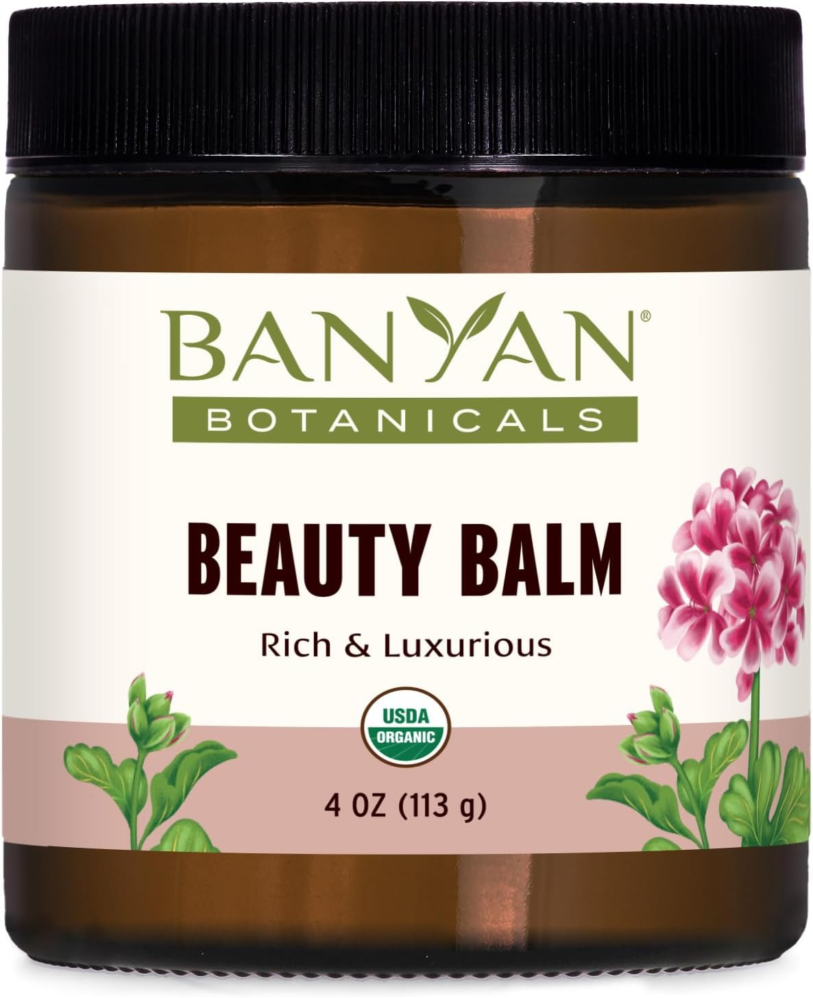 Banyan Botanicals Beauty Balm - USDA Certified Organic, 4 Oz - Shatavari & Rose Geranium To. image number 6