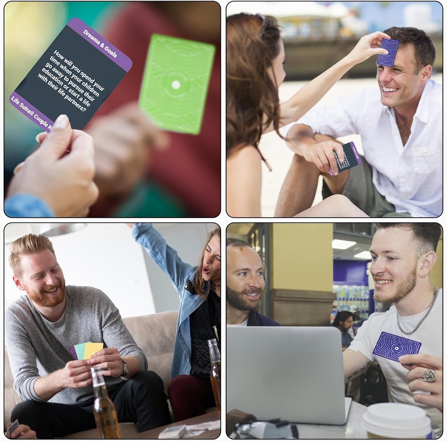 Couple Conversation Cards - 200 Deep Questions in 13 Topics, Relationship Card Game for Date Nights & Dinners, Marriage & Dating Couples Games to Strengthen Bonds image number 3