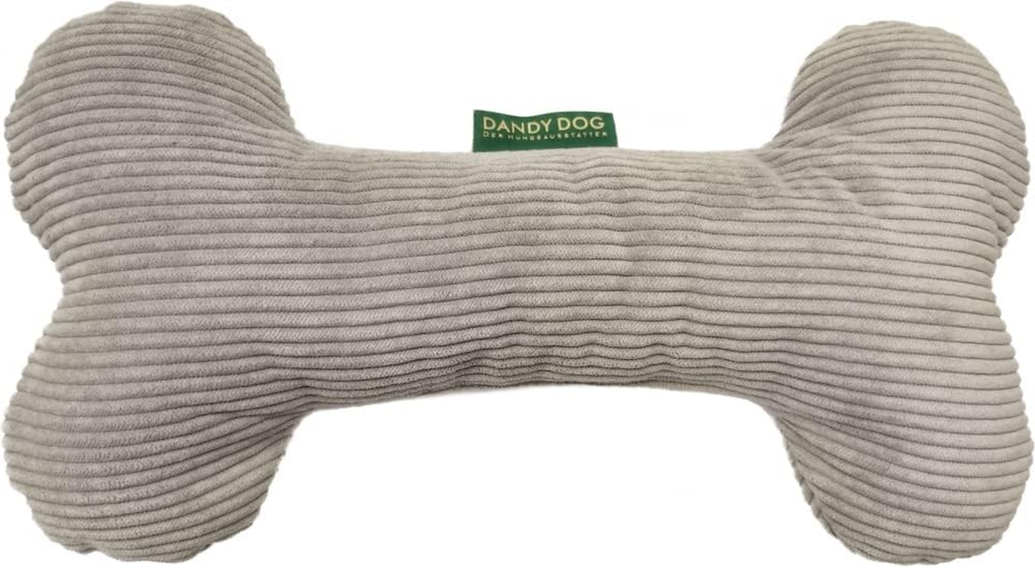 Dandy Dog Dog Toy Bone Relax Grey Size S/M