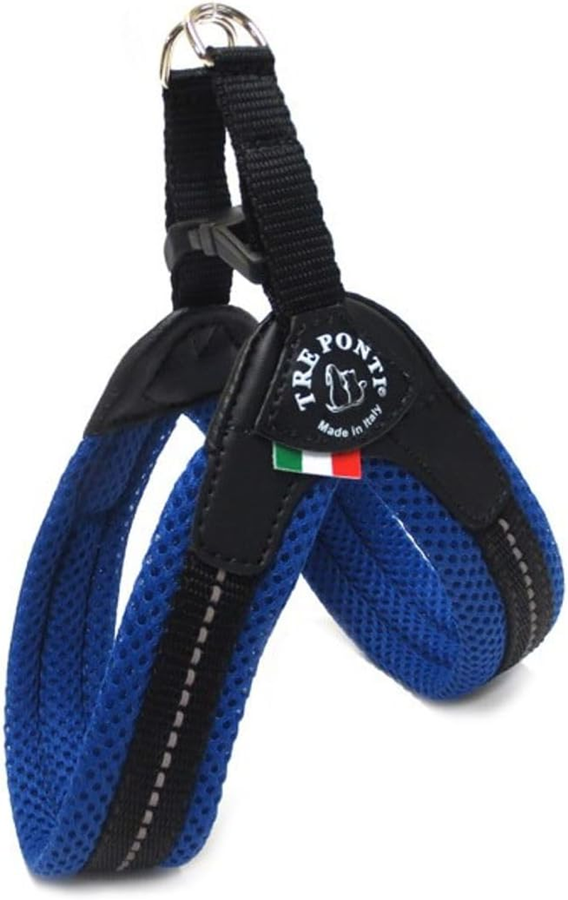 TRE PONTI Easy Fit Mesh Fix Neon Dog Harness, Size 3.5, Green