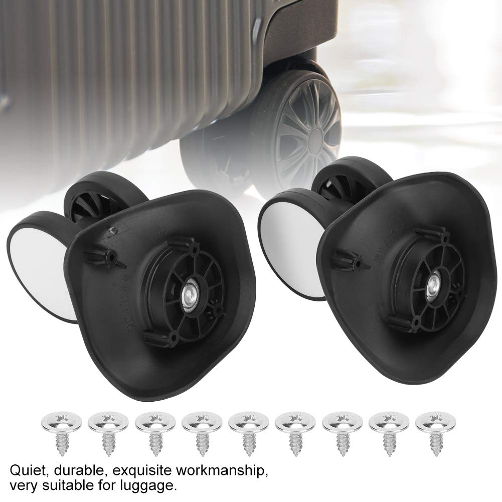 Baxnore 1 Pair PP PET Suitcase Wheel, Wear Resistant Luggage Wheel, Universal Suitcase Replacement Wheel, Mute Luggage Replacement Wheel for Suitcase image number 3