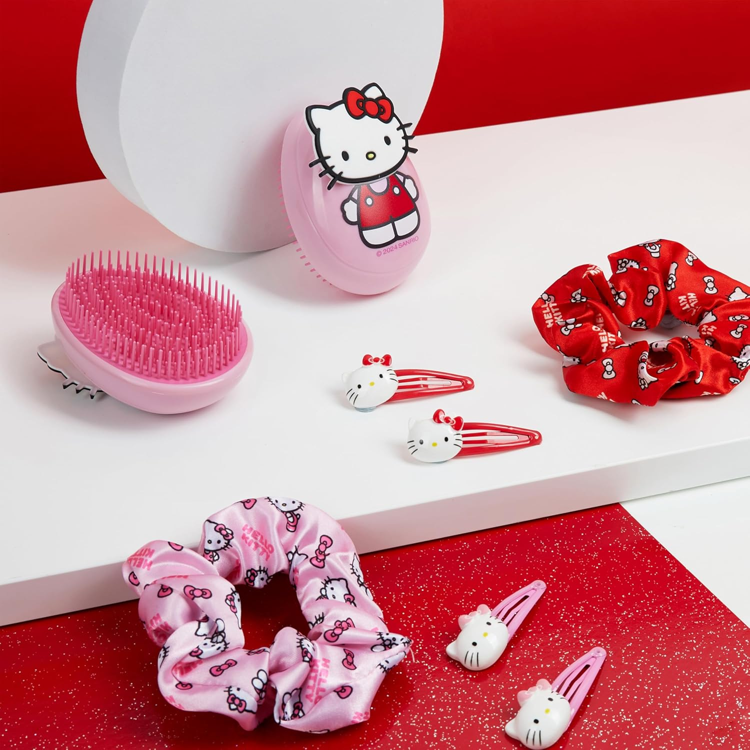 Hello Kitty Children'S Hair Brush, Hair Accessories, Gifts for Girls, Teenagers & Women (Hello Kitty Brushes & Accessories) image number 4