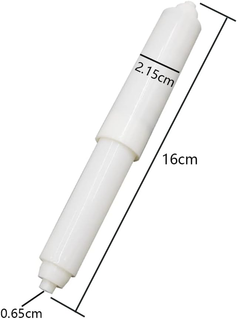 3 Pack Toilet Paper Holder Replacement Roller Plastic Spring Loaded Toilet Tissue Roll Holder Insert, Suitable for Multiple Specifications image number 3