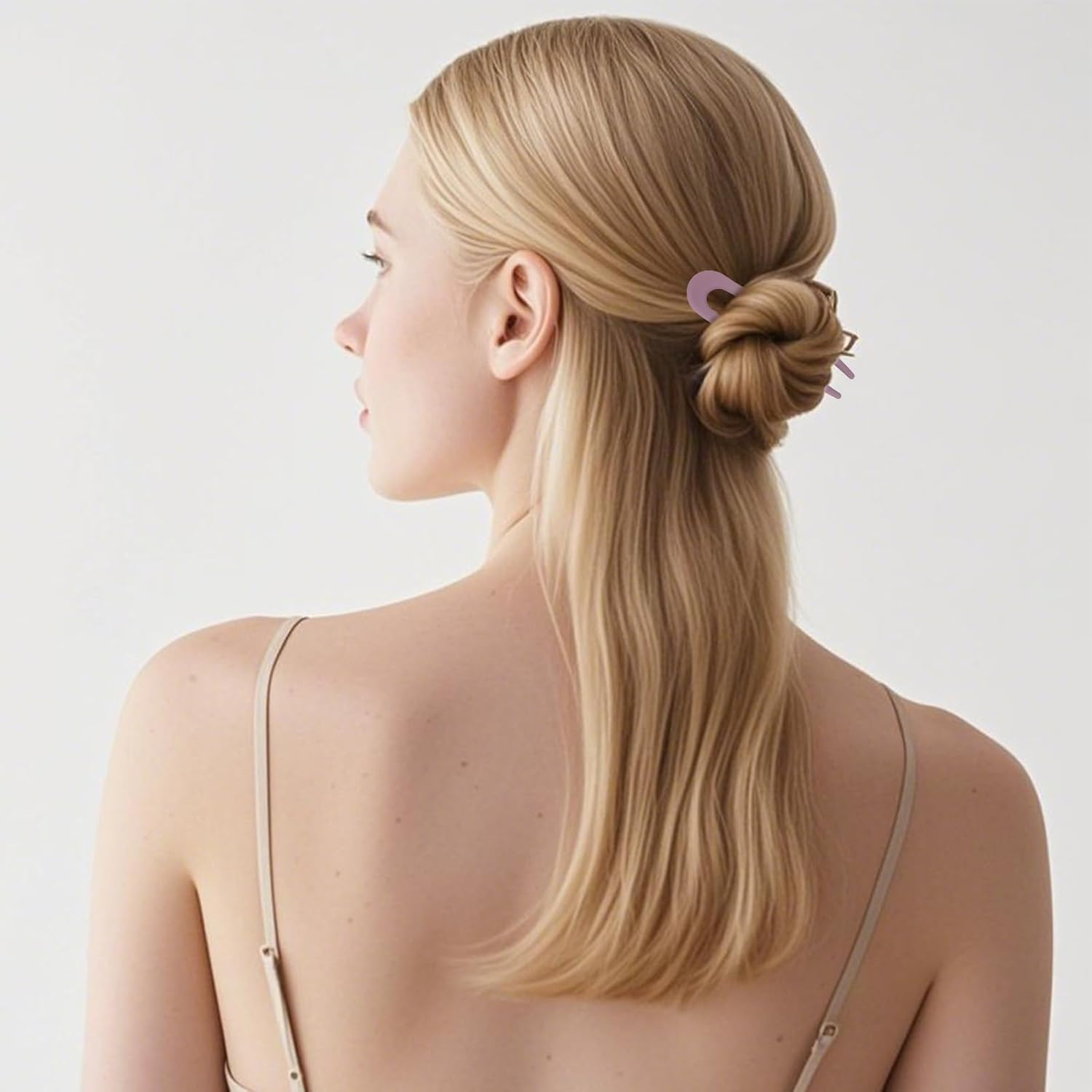 EXIPSAT Pack of 9 Colourful Hair Clips, U-Shape, Hair Pins, Hair Clips for Women with All Hairstyle Styles image number 2