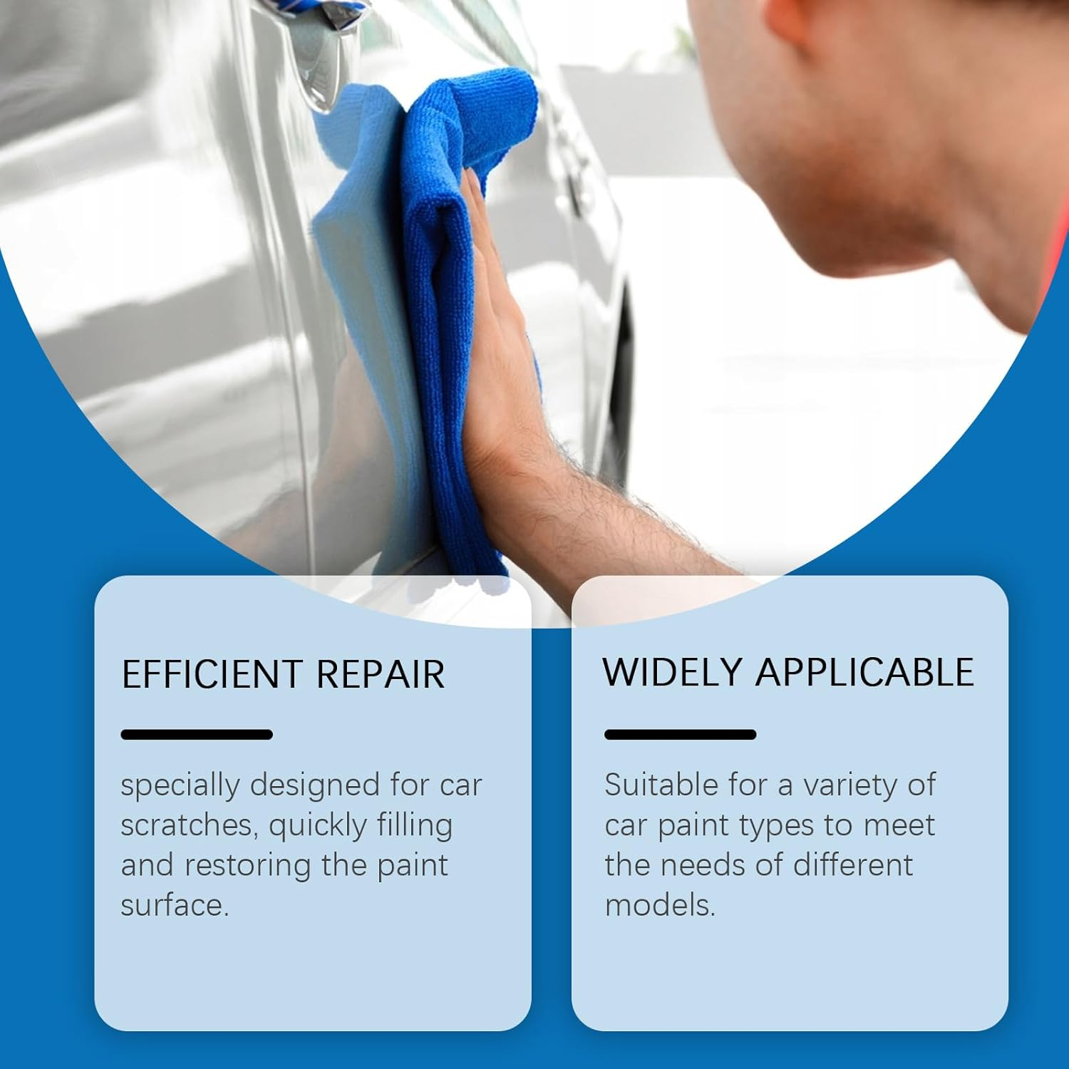 LH Professional Car Scratch Remover & Polish Wax Kit - 120ML Ultimate Paint Restorer with Headlight Restoration | Light Scratch Repair for Vehicles, Removes Swirls & Water Spots with Polisher Sponge image number 4