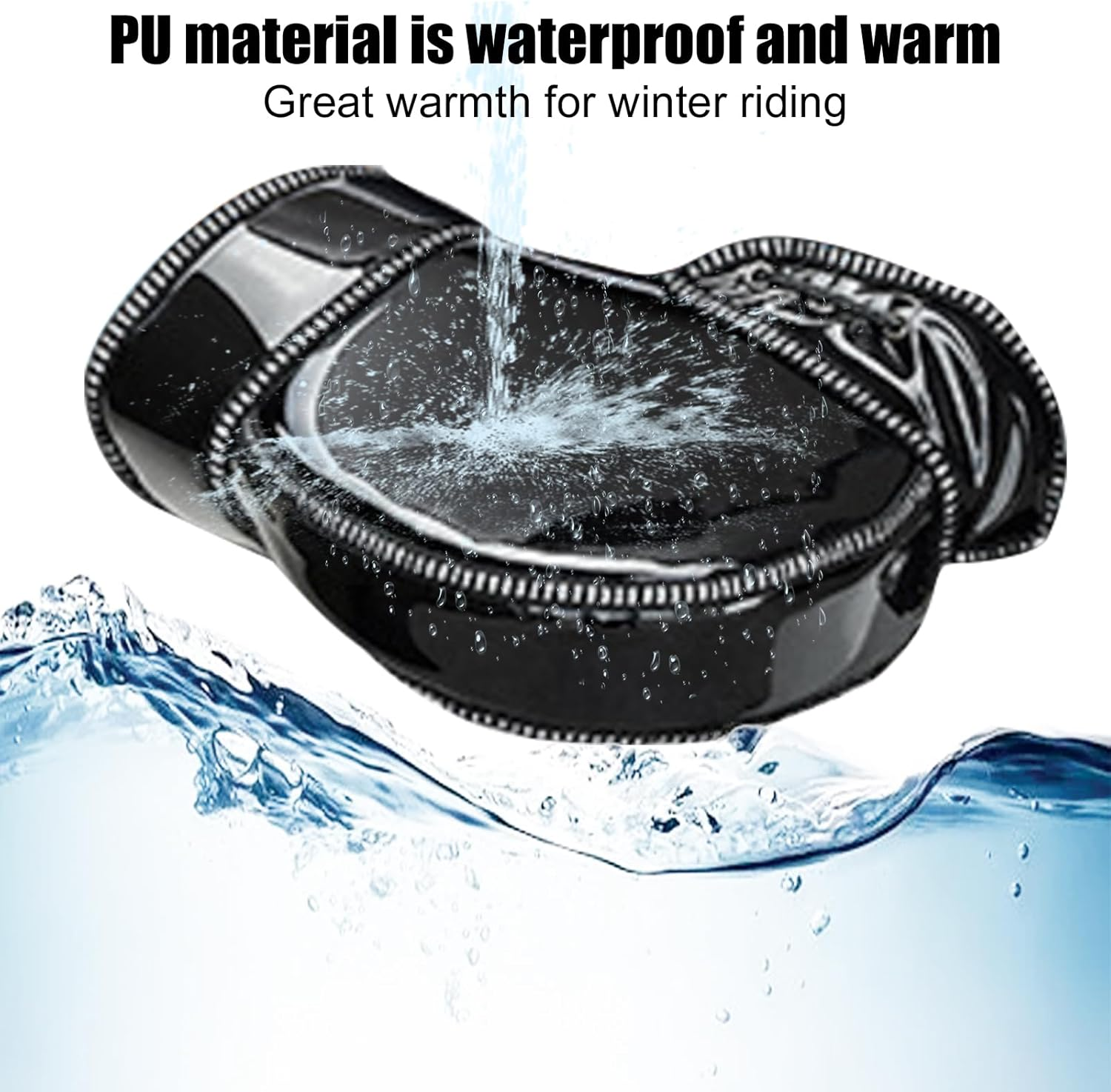 B-Qtech Handlebar Muffs Gloves, Motorbike Grip Handlebar Gloves Windproof Waterproof Outdoor,Atv Handlebar Covers for Motorcycles, Snowmobiles, Scooters, Mountain Bikes, for Men and Women image number 5