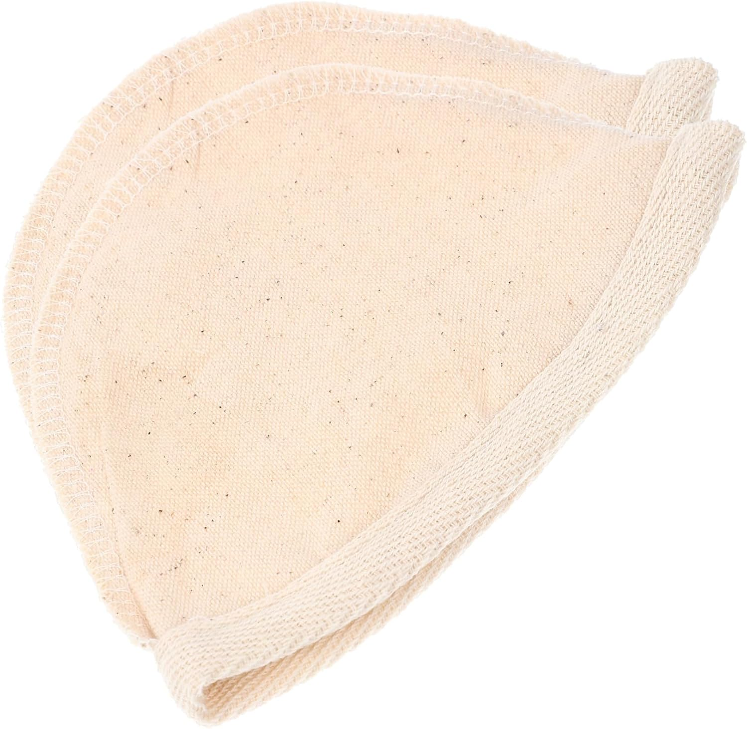 INOOMP Reusable Coffee Filter Bag Wood Handle, Large Size Portable Coffee Brewing Tool and Milk Tea Straining Bag, 2Pcs Multipurpose Mesh Filter for Home Brewing image number 5