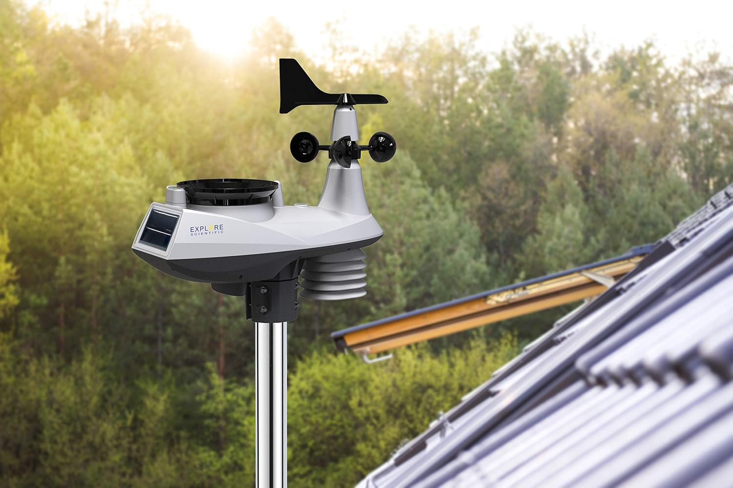 Explore Scientific Weather Station 7 in 1 Wifi Advanced Professional Weather Station, (WSX3001) image number 1