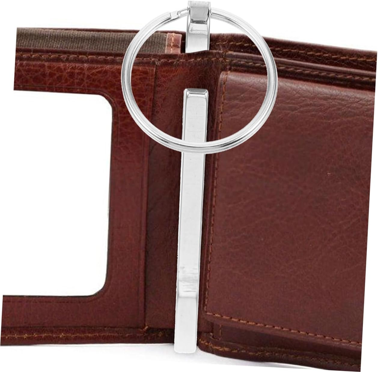 WOONEKY Stainless Steel Waist Clip Money Clip Multifunctional Compact Lightweight Outdoor for Cash and Keys