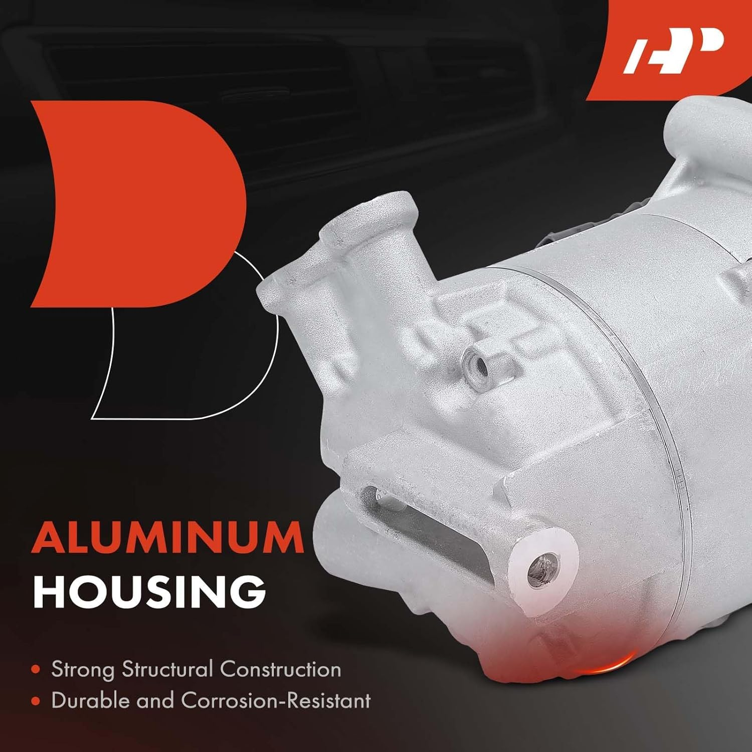 A-Premium AC Compressor with Clutch, Automotive Replacement Parts Compatible with Chevrolet Colorado 2015-2020 Equinox 2018-2020 GMC Canyon 2015-2019 Terrain 2.5L 1.5L image number 4