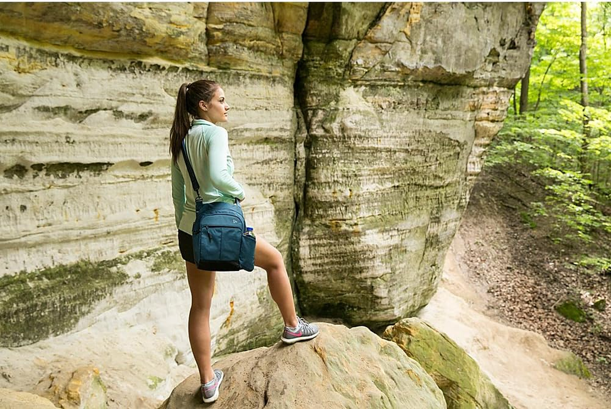 Travelon Anti-Theft Active Tour Messenger Bag, Black image number 2