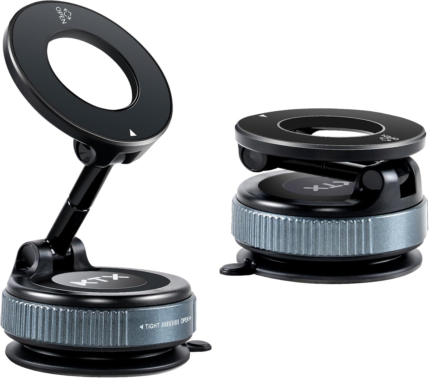 KTX Magnetic Car Mount Holder with Adjustable Ring Base, 360&deg; Rotation Dashboard Phone Stand Compatible with Magsafe &ndash; Strong Magnet, Secure Lock Design, Easy One-Hand Use image number 5