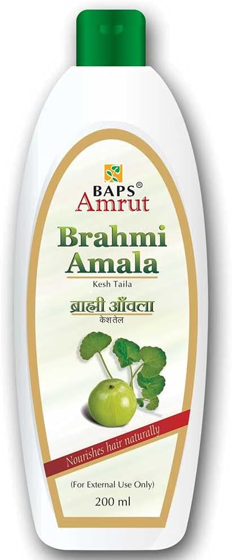 BAPS Amrut Brahmi Amala Hair Oil 200Ml
