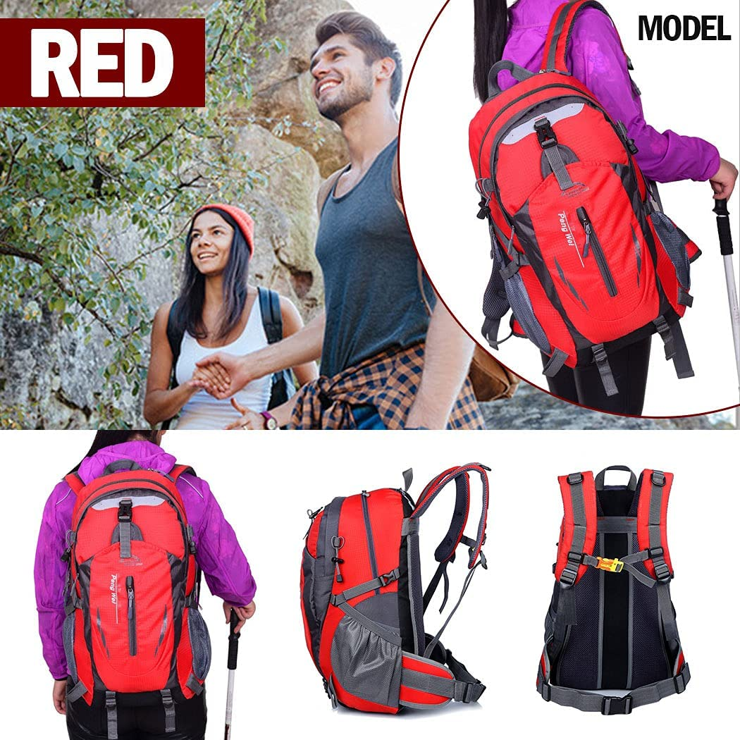 Hiking Backpack 40L Large Waterproof Hiking Camping Bag Travel Backpack Outdoor Luggage Rucksack image number 1