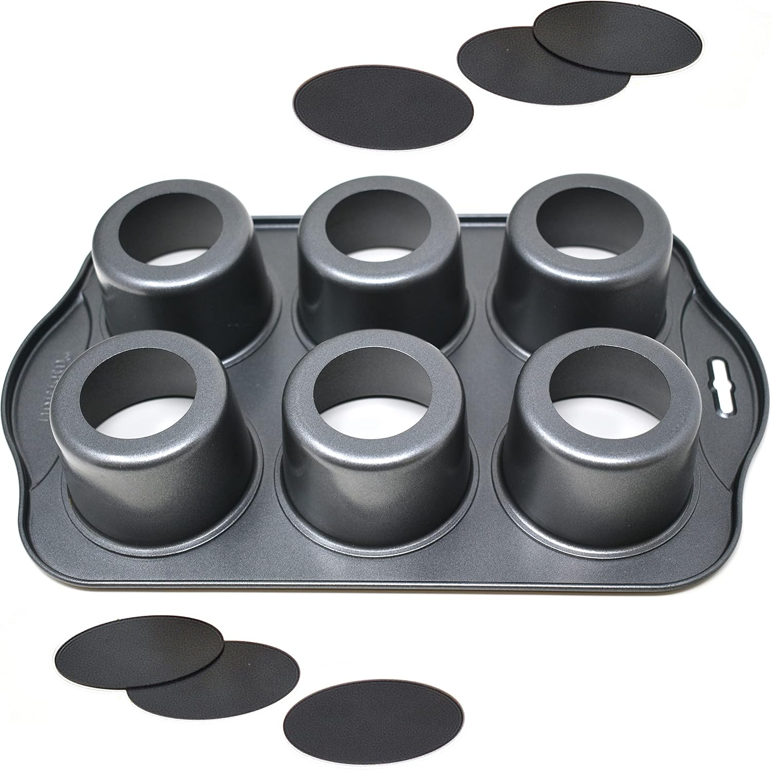 Norpro Nonstick 6 Cup Small Mini Cheesecake Muffin Cupcake Tart Quiche Pan New image number 4