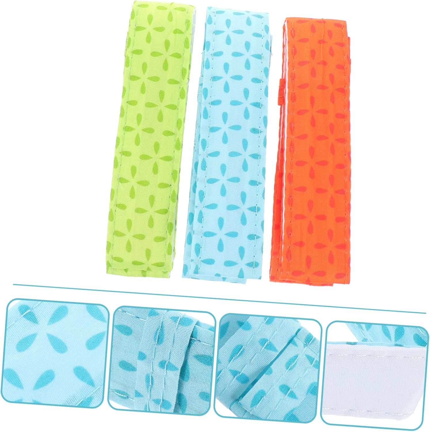 Alipis 3Pcs Tin Anti-Deformation Bake Even Strips Absorbent Thick Cake Strips Cake Pan Protector Wire Rod Cloth Tool Baking Tray Protection Strap Cloth Cake Pan Protection Strap, AUIA2U03XAYG7E5594019DSE3 image number 2