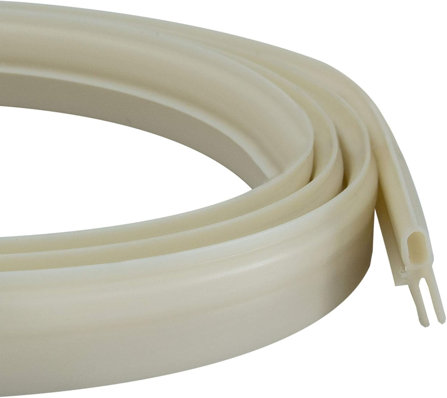 Recpro White Vinyl RV Roof Vent Seal 51" Replacement for Ventline, Hengs and Camco Roof Vents Made in America (1 Pack) image number 5