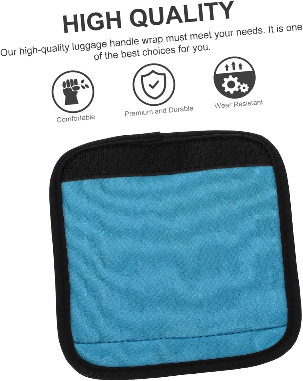 WRITWAA 2Pcs Neoprene Luggage Handle Wraps Hand Protectors for Traveling Case Luggage Handle Saddles for Suitcase Protection during Travel