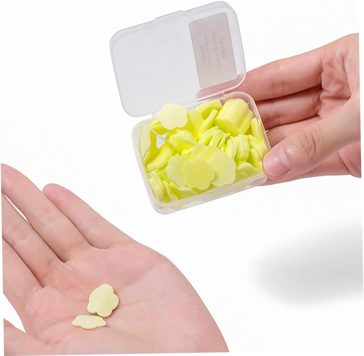 Alasum 16-Box Portable Soap Sheets Set Travel-Friendly Disposable Soap Flakes Lemon Milk Rose and Jasmine Scents for Hand Washing Go image number 4