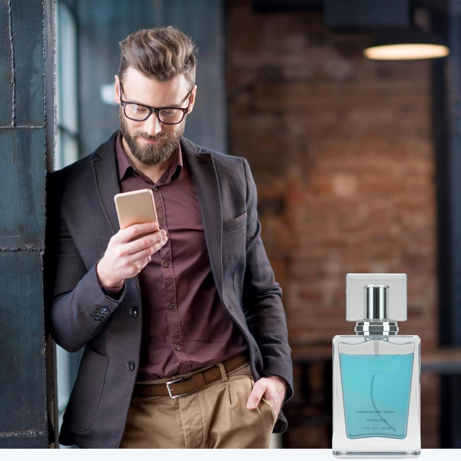 Cu-Pids Pheromone Cologne for Men, Lure Her Pheromone Cologne, Cu-Pid Hypnosis Cologne, Pheromone Cologne for Men, Cupids Charm Toilette For-Valentine'S Day Gift, Portable Perfume for Daily Life (2PCS) - 1Pcs image number 2